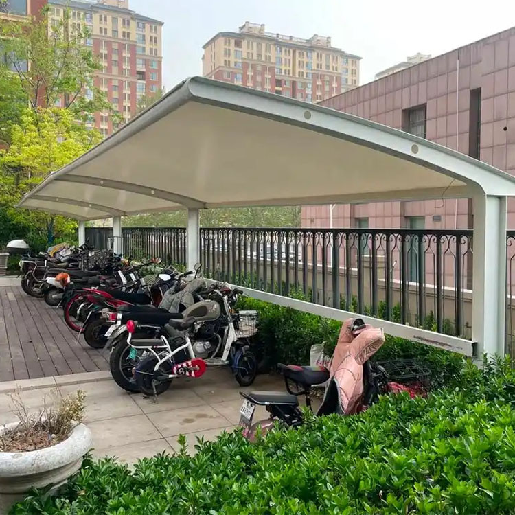 通许县膜结构电动车棚